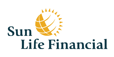 A life finance logo is shown on the side of a building.